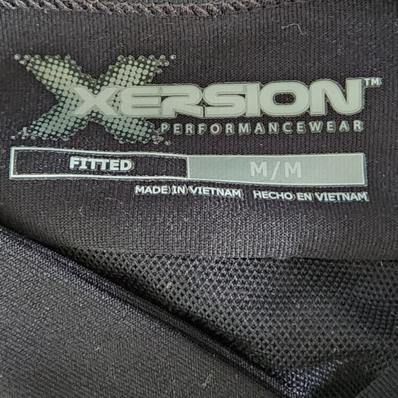 Xersion Womens Swim Top.  Built in Bra.  Fucia/Black Size M.  Razor Back - Picture 5 of 5